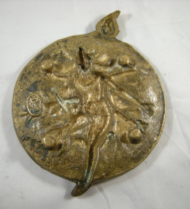 Wonderful Art Deco Bronze Dancing Lady Tray Elf  