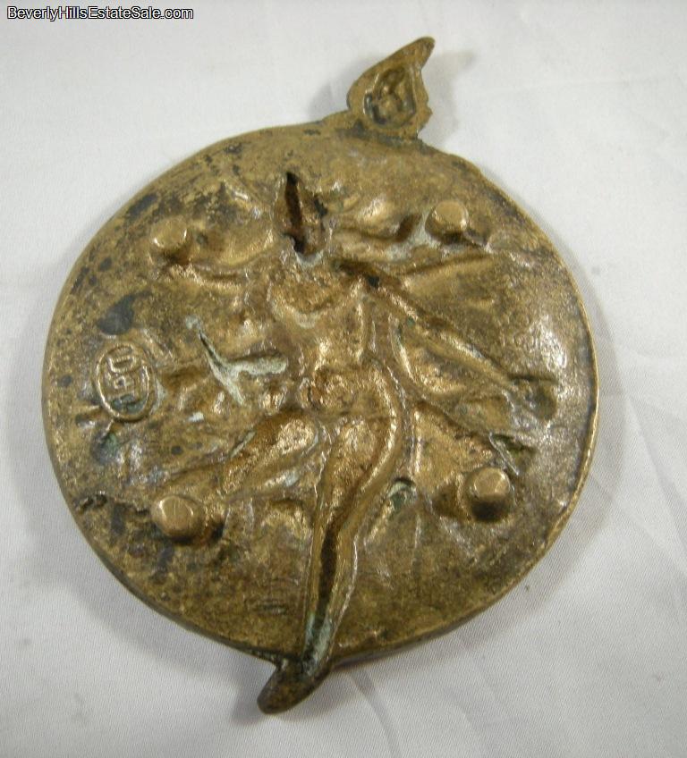 Wonderful Art Deco Bronze Dancing Lady Tray Elf  