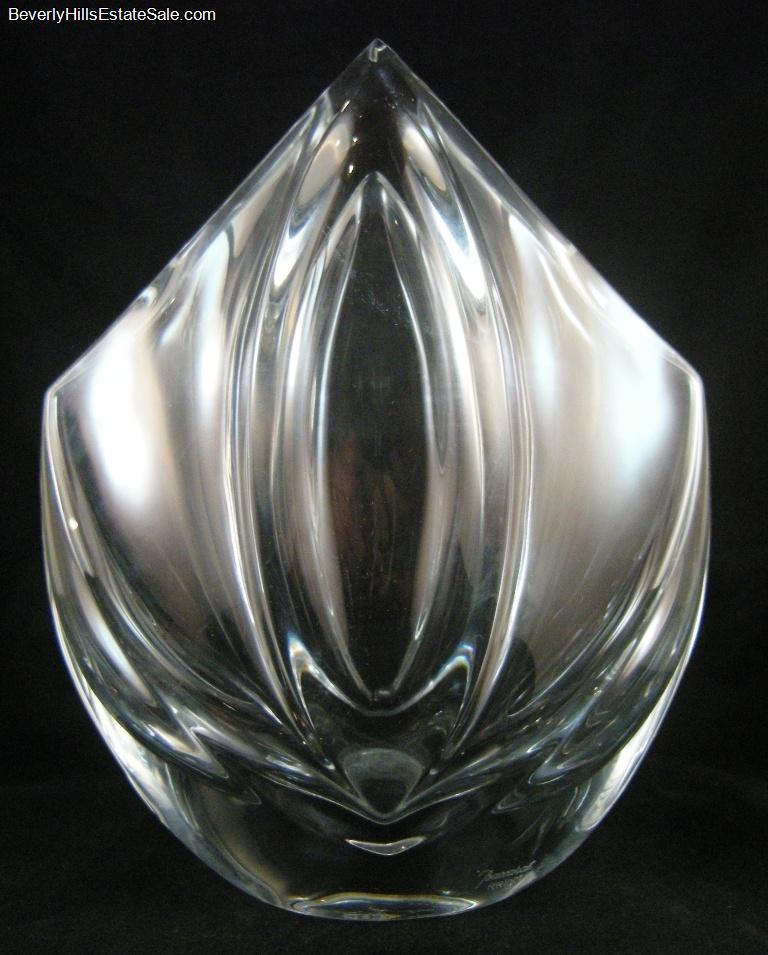 Large Vintage Baccarat Crystal Vase  