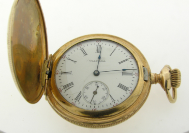 Antique Gold Filled Waltham Hunting Case Pendant/Pocket Watch  